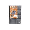 ORGANIZADOR PARA CAJON CON SEPARADORES COLOR GRIS 30 X 45 X 6.5 CM