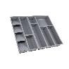 ORGANIZADOR PARA CAJON CON SEPARADORES COLOR GRIS 50 X 45 X 6.5 CM