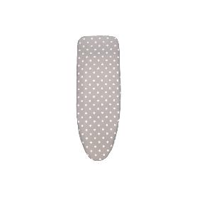 FUNDA ACOLCHADA PARA TABLA DE PLANCHAR 135 X 53 CM  LUNARES