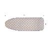 FUNDA ACOLCHADA PARA TABLA DE PLANCHAR 135 X 53 CM  LUNARES