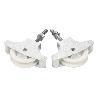 PACK 2 POLEAS PARA TENDEDERO COLOR BLANCO  ROLDANA 4 CM