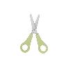 TIJERA ESCOLAR CON PUNTA REDONDA DE COLOR VERDE 13,3 CM