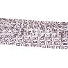 ROLLO DE ALFOMBRA EN CUADROS CROCHET 50% ALGODÓN 50% POLIÉSTER 50 CM X 15 M