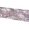 ROLLO DE ALFOMBRA VINÍLICA DISEÑO GEOMÉTRICO 84% VINILO 16% POLIÉSTER 52 CM X 20 M
