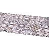 ROLLO DE ALFOMBRA VINILICA DISEÑO ARABESCO 84% VINILO 16% POLIESTER 52 X 20 M