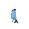 CARRO DE LA COMPRA AZUL PLEGABLE DE HIERRO CON 6 RUEDAS SUBE ESCALERAS 42 L