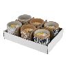 VELA AROMÁTICA DE CITRONELA MACETA DECORADA  170 G