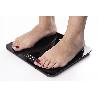 BÁSCULA DE BAÑO DIGITAL NEGRA CON PANTALLA LCD USB MEDICIÓN IMC DE GRASA VISCERAL 30 X 26.5 X 2,2 CM