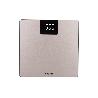 BÁSCULA DE BAÑO DIGITAL COLOR PIEDRA CON PANTALLA LED 30 X 30 X 2,2 CM