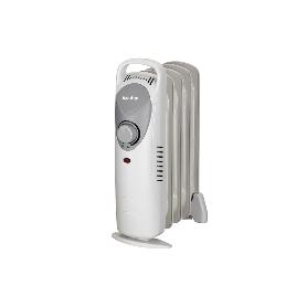 RADIADOR MINI DE ACEITE CON TERMOSTATO REGULABLE 5 ELEMENTOS 450 W