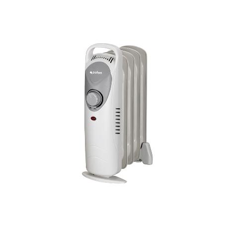RADIADOR MINI DE ACEITE CON TERMOSTATO REGULABLE 5 ELEMENTOS 450 W