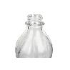 BOTELLA DE VIDRIO TRANSPARENTE CON TAPÓN ACERO INOXIDABLE 1 L   CAJA 6 UNID.