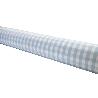 ROLLO DE MANTEL ANTIMANCHAS CUADROS AZULES 1,40 X 20 M