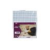 ROLLO DE MANTEL ANTIMANCHAS CUADROS AZULES 1,40 X 20 M