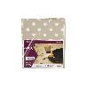 ROLLO DE MANTEL ANTIMANCHAS DE LUNARES BEIGE 1,40 X 20 M