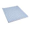 MANTEL ANTIMANCHAS CUADROS AZULES  1,40 X 1,40