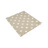 MANTEL ANTIMANCHA LUNARES BEIGE 1,40 X 1,40