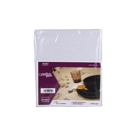 MANTEL ANTIMANCHAS ESTERILLA GRIS   1,40 X 1,40