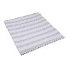MANTEL ANTIMANCHAS RAYAS BEIGE Y BLANCAS   1,40 X 1,40