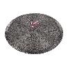 BAJOPLATO REDONDO COLOR PLATA MEDIDA 38 CM   CAJA 6 UNID.