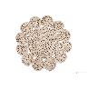 BAJOPLATO FORMA CIRCULOS  FIBRA NATURAL MEDIDA 35 CM   CAJA 6 UNID.