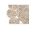 BAJOPLATO FORMA CIRCULOS  FIBRA NATURAL MEDIDA 35 CM   CAJA 6 UNID.