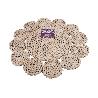 BAJOPLATO FORMA CIRCULOS  FIBRA NATURAL MEDIDA 35 CM   CAJA 6 UNID.