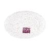 BAJOPLATO REDONDO FLECOS COLOR BLANCO MEDIDA 38 CM   CAJA 6 UNID.
