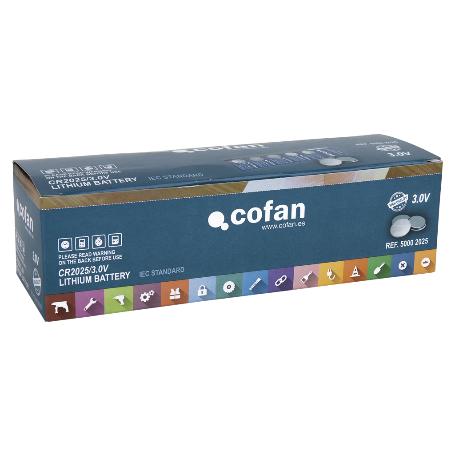 PILA BOTON CR2025/3,0V   CAJA 100 UNID.