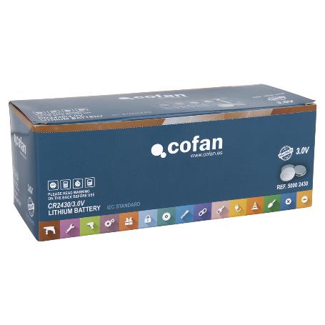 PILA BOTON CR2430/3,0V   CAJA 80 UNID.