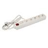 BASE MÚLTIPLE 6T. 1,4M CABLE C/INT. (16A-250V)
