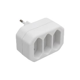 ADAPTADOR 3 VIAS FRONTALES (10A)