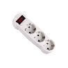 ADAPTADOR 3 VIAS FRONTAL SCHUKO CON INTERRUPTOR (3.500W)
