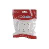 DOBLE INTERRUPTOR SUPERFICIE  MODELO ATLANTIS10A BLANCO
