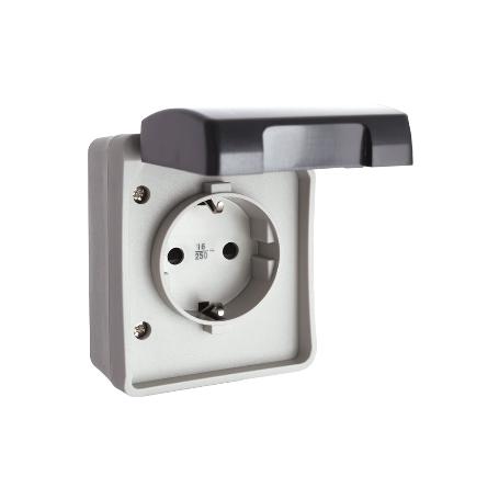 BASE ENCHUFE ESTANCO IP44