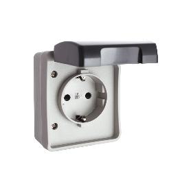BASE ENCHUFE ESTANCO IP44