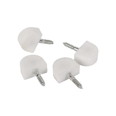 BLÍSTER DE 4 UDS. SOPORTE DE ESTANTE BLANCO VENTA UNITARIA