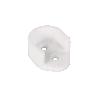 BL 2 UDS SOPORTE BARRA ARMARIO BLANCO   CAJA 10 UNID.