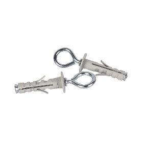 BLÍSTER DE 2 UDS. TACO DE NYLON CON ARGOLLA 4X40 VENTA UNITARIA