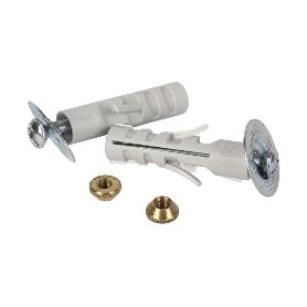BL 2 UDS TACO NYLON CON TORNILLO 5X45   CAJA 10 UNID.