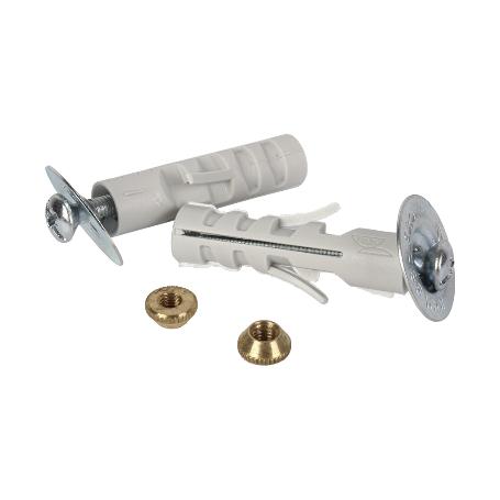 BL 2 UDS TACO NYLON CON TORNILLO 5X45   CAJA 10 UNID.
