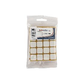 BL 2X12 UDS FIELTRO CUADRADO BLANCO 22X22X3MM   CAJA 10 UNID.