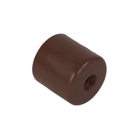 2 TOPE CON TACO Y TORNILLO MARRON   CAJA 12 UNID.