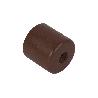 2 TOPE CON TACO Y TORNILLO MARRON   CAJA 12 UNID.