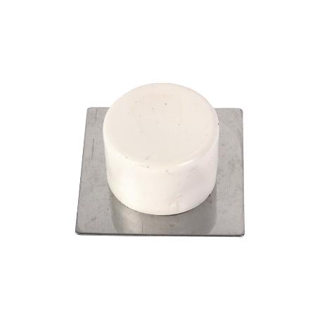 2 UDS TOPE ADHESIVO BASE INOX MARRON 40 X 40   CAJA 12 UNID.