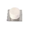 2 UDS TOPE ADHESIVO BASE INOX MARRON 40 X 40   CAJA 12 UNID.