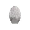 2 UDS COLGADOR AUTOADH. OVAL INOX GRANDE