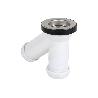 SIFÓN Y COMPACTO CON SALIDA Ø32-40 Y VÁLVULA LAVABO-BIDÉ Ø70