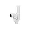 SIFÓN CURVO CON SALIDA Ø32-40 Y VÁLVULA LAVABO BIDÉ 1 1/2 X 70