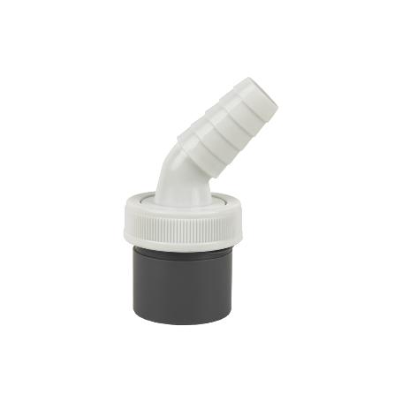 CONEXIÓN PVC Ø40 MM CON DOBLE TOMA AUXILIAR PARA ELECTRODOMÉSTICOS
